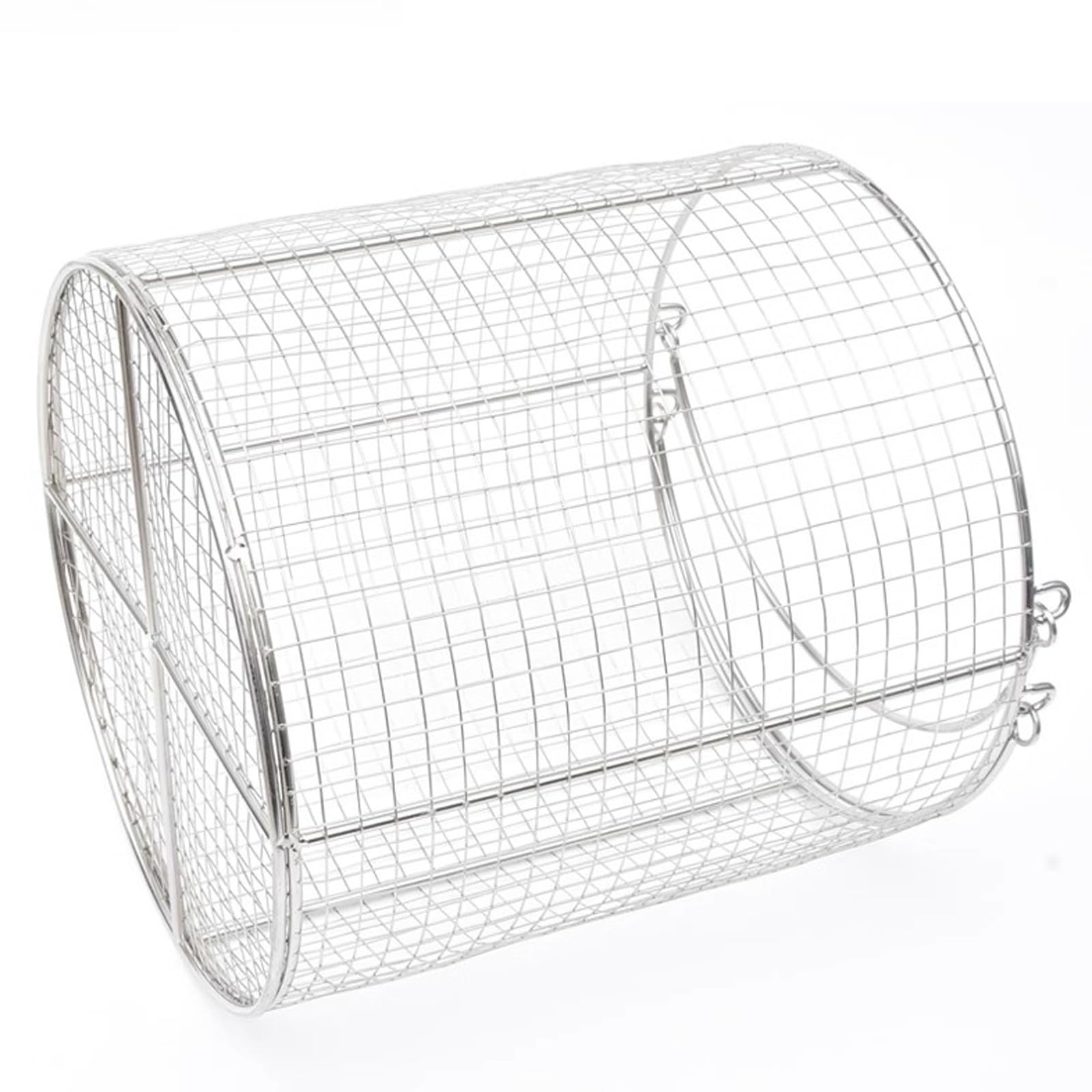 Cesta redonda de esterilización, bandeja de malla para instrumentos médicos de 12 mm, para hospital, 7.9 x 7.9 pulgadas, acero inoxidable