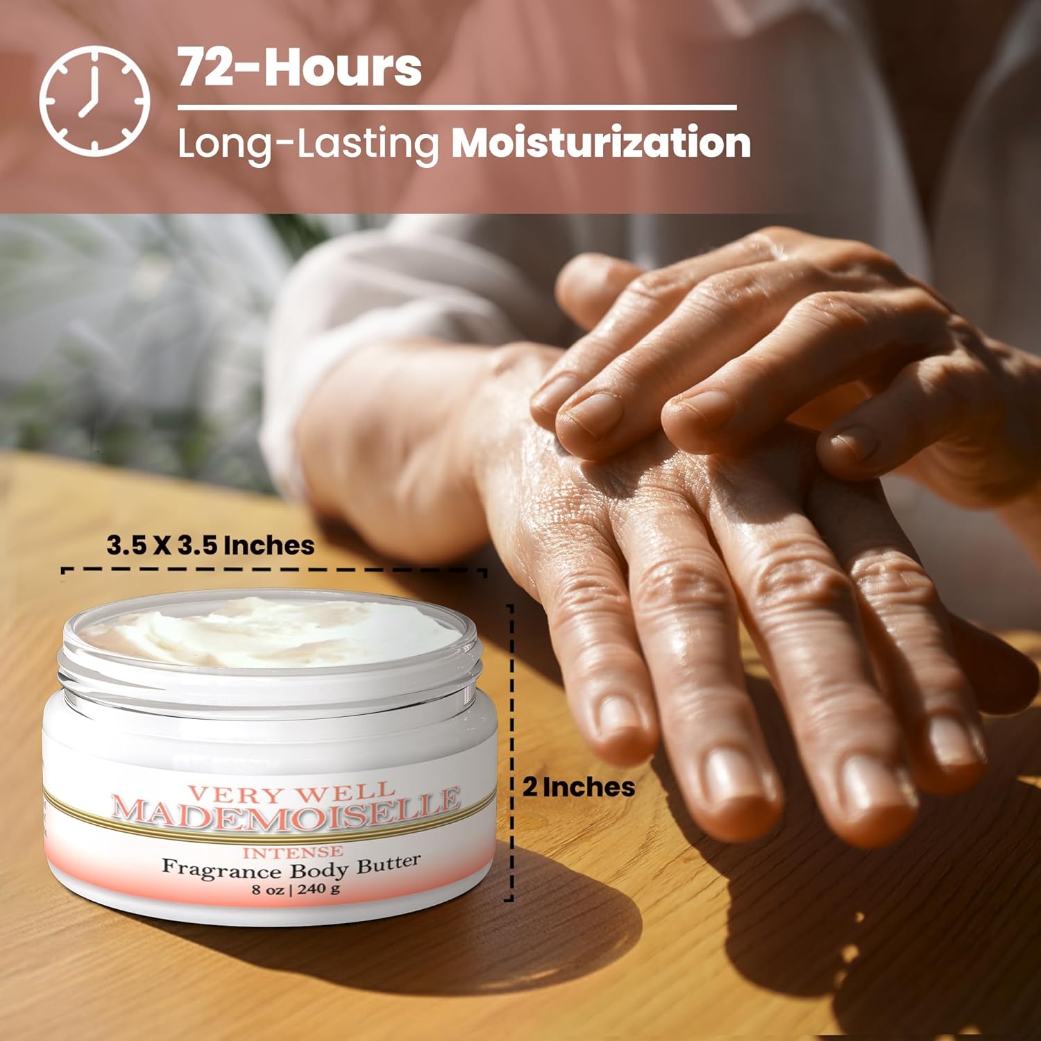 MOBETTER FRAGRANCE OILS Very Well Mademoiselle Intense 8 Oz Fragrance Body Butter for Women