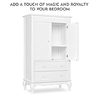 Vista 6 de Evolur Aurora Armoire, Queen, Frost