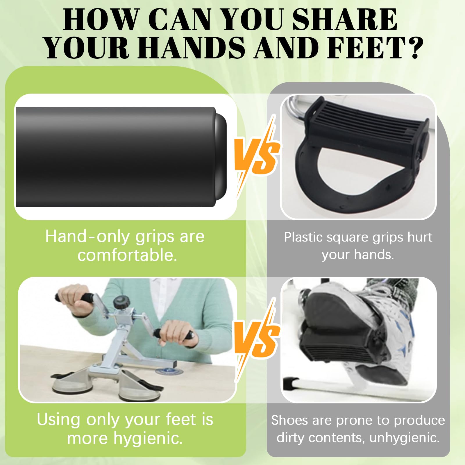 Armtrainer Für Physiotherapie - Mini Heimtrainer Mit Einstellbarem Widerstand