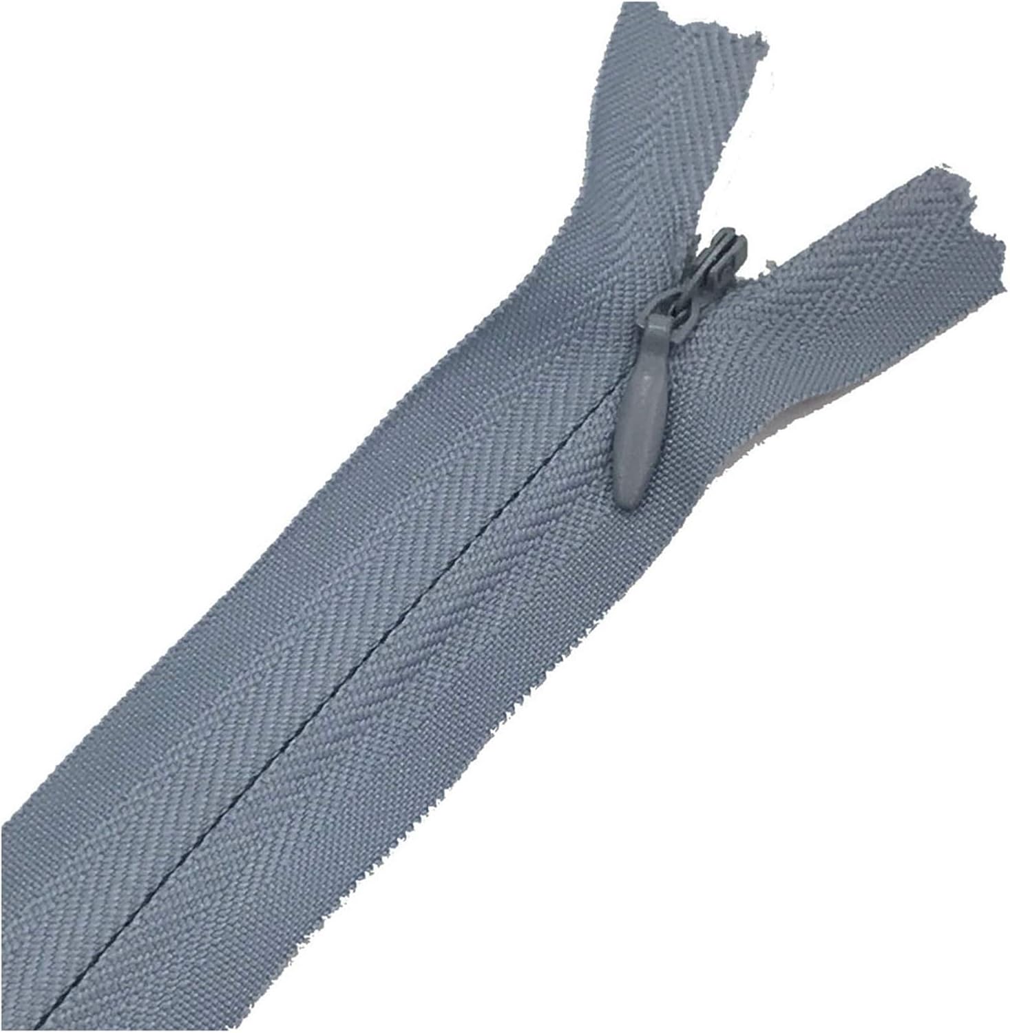 PORUTE zips,10Pcs 3 Invisible Zippers Nylon Coil Colorful