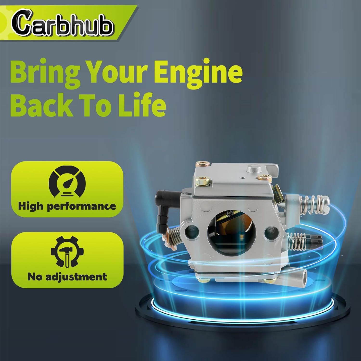 Carbhub MS380 Carburetor for Sthil 038 MS380 MS381 MS382 038 AV Super Magnum Chainsaw for Zama C3-S148 for Tillotson HE-19 Carb Replace Number 11191200602 11191200605 11191200650