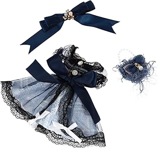 CAXUSD 1 Conjunto De Roupas De Boneca Bonecas Inteligentes Boneca Princesa Bonecas Bjd Roupas De Princesa Vestido De Boneca Vestido De Festa Roupas De Boneca Inteligente Bjd