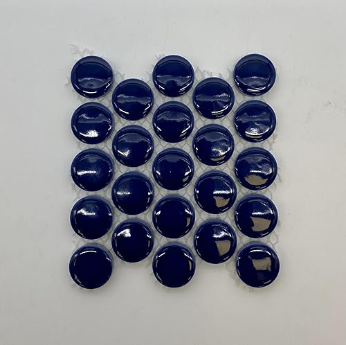 Splash Cascade Penny - Mosaico redondo (negro, muestra)