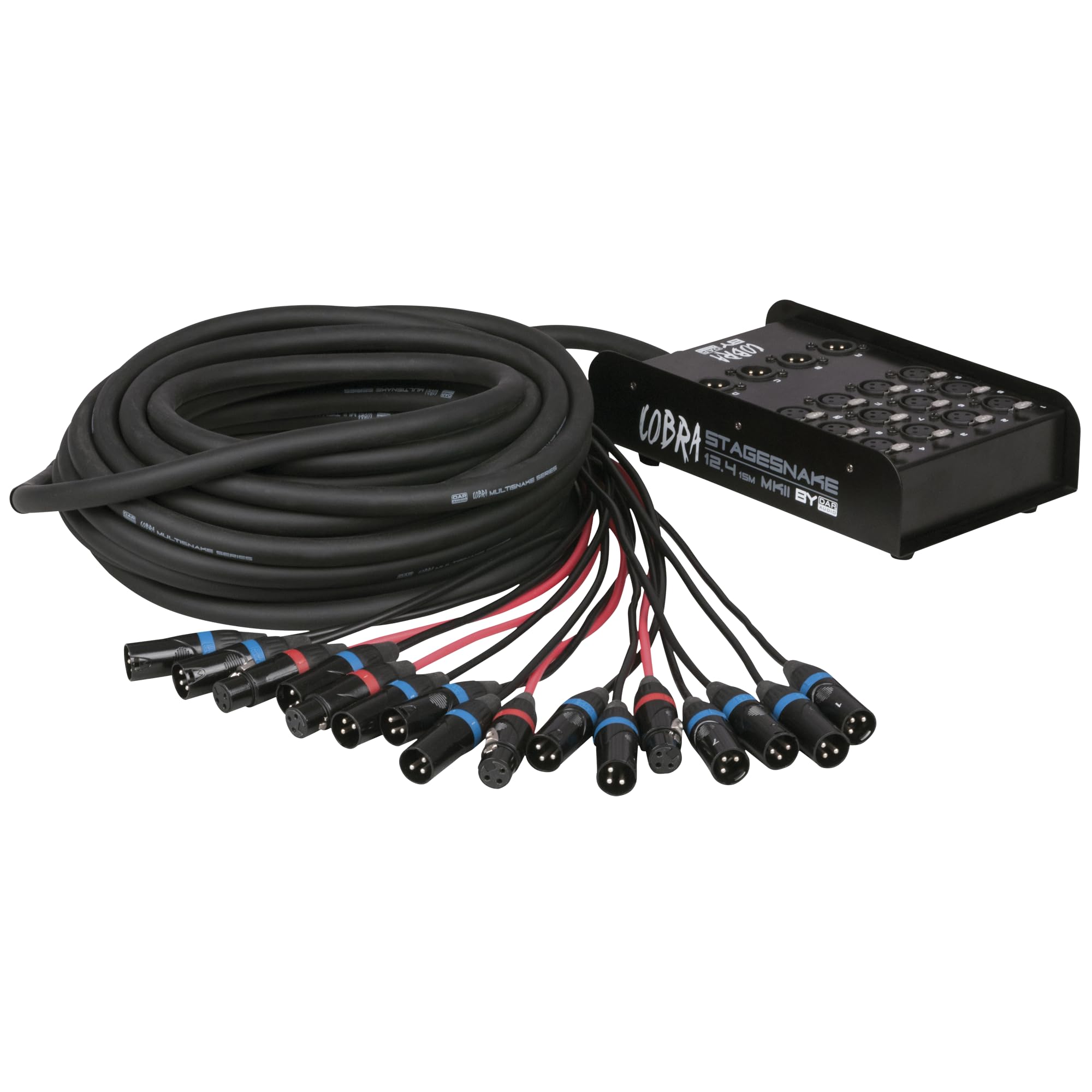 DAP Audio CobraX 12/4 StageSnake Multicore XLR 15m