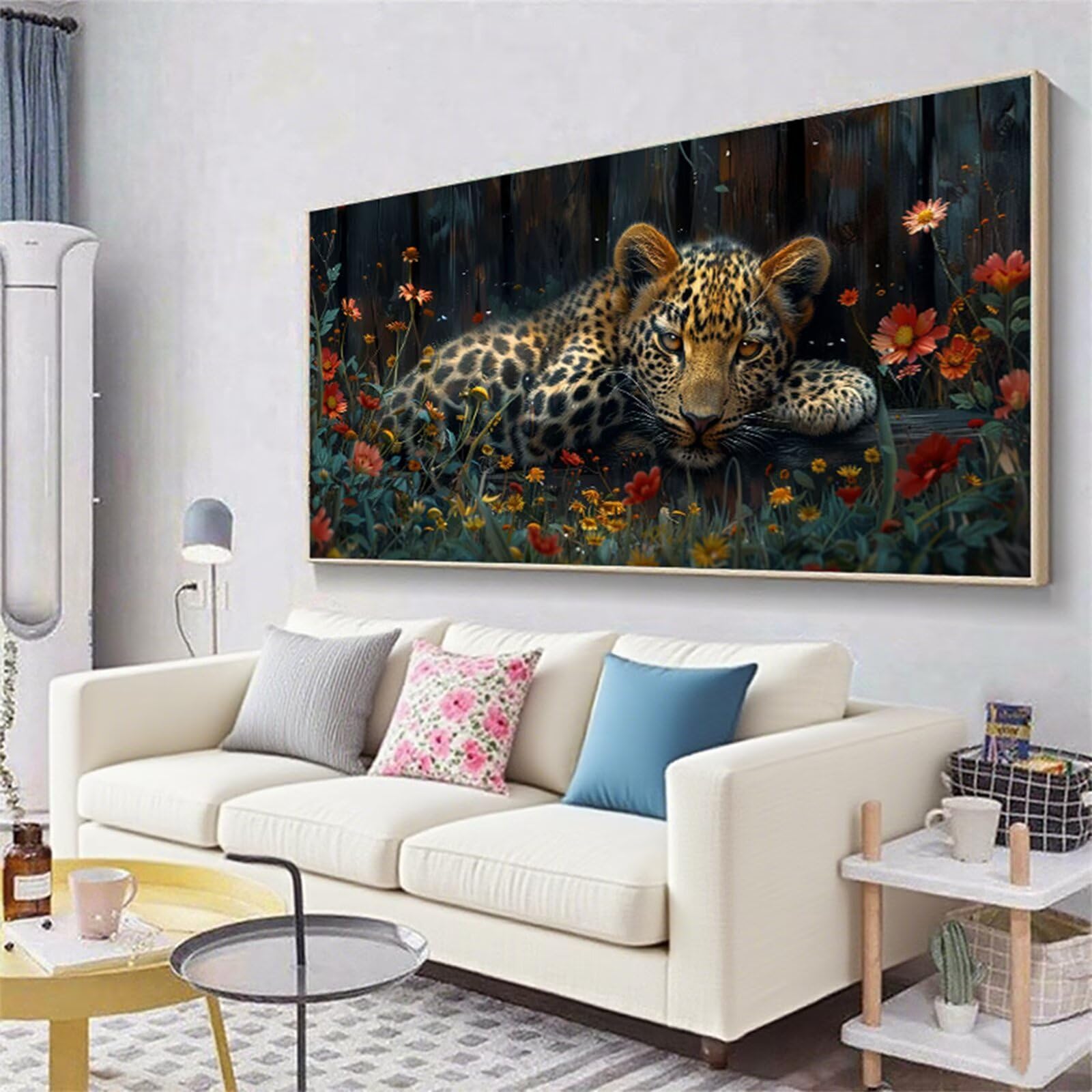 Sztuka diamentowa, zwierzę, zestawy do malowania diamentami dla dorosłych, 5D Dimond Art Leopard Gem Arts and Crafts Paintings, DIY, kryształ górski, haft krzyżykowy, malowanie według numerów