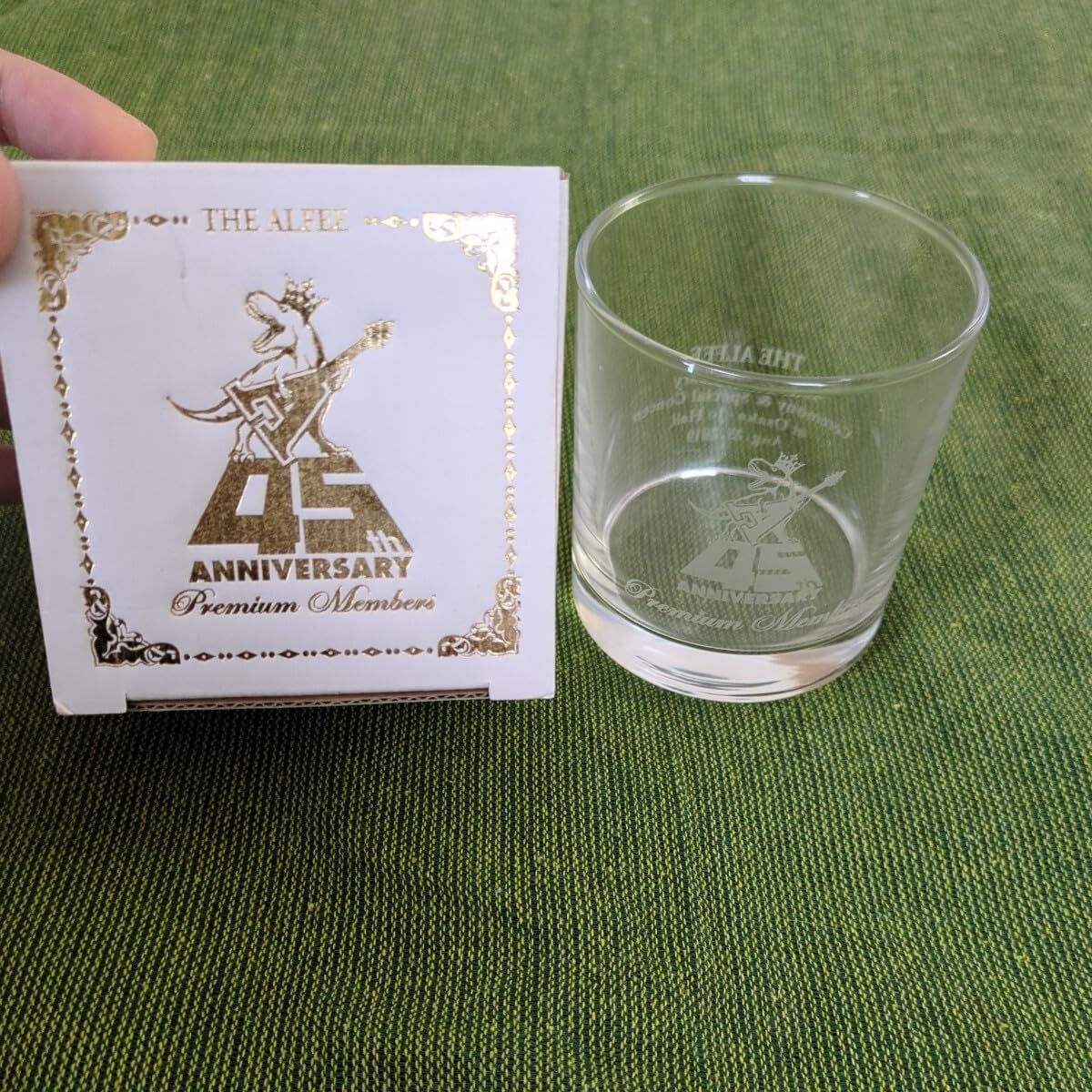 ALFEE☆45周年プレミアムメンバー記念品 グラス&CD アルフィー Amazon | 限定THE ALFEE アルフィーロックグラス プレミアム