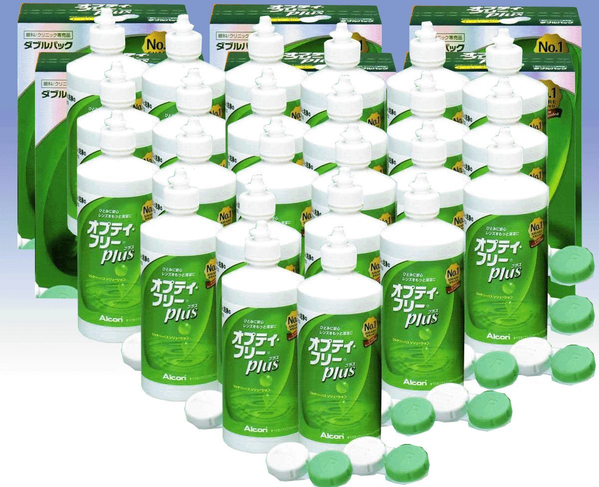 オプティフリーplus 360ml×2本　12箱セット Amazon | オプティ・フリープラスダブルパック（360ml×2） 12