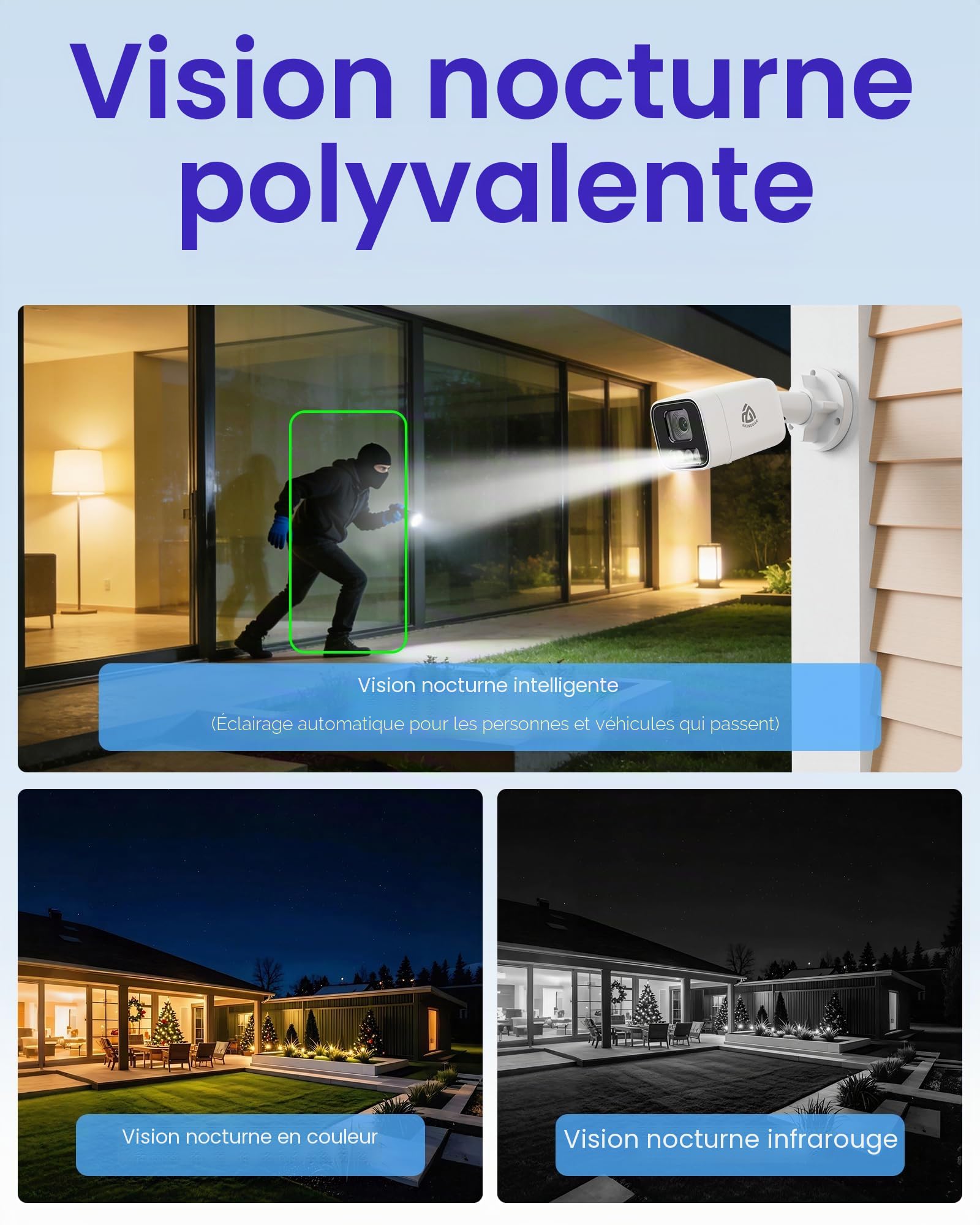 4K Kit Vidéo Surveillance avec 2To 8CH NVR + 8X 8MP Caméra IP PoE