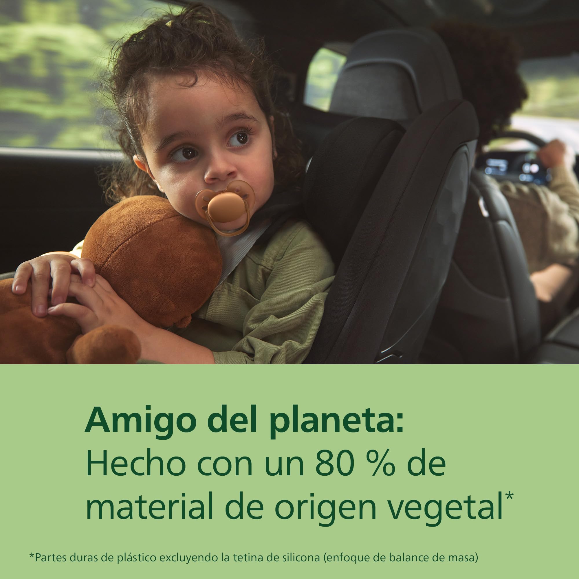 Philips Avent chupetes ultra soft: diseño anatómico, para bebés a partir de 18 meses, escudo flexible, tetina simétrica extrafirme de silicona, sin BPA, con 2 fundas, paquete de 4, SCF093/08