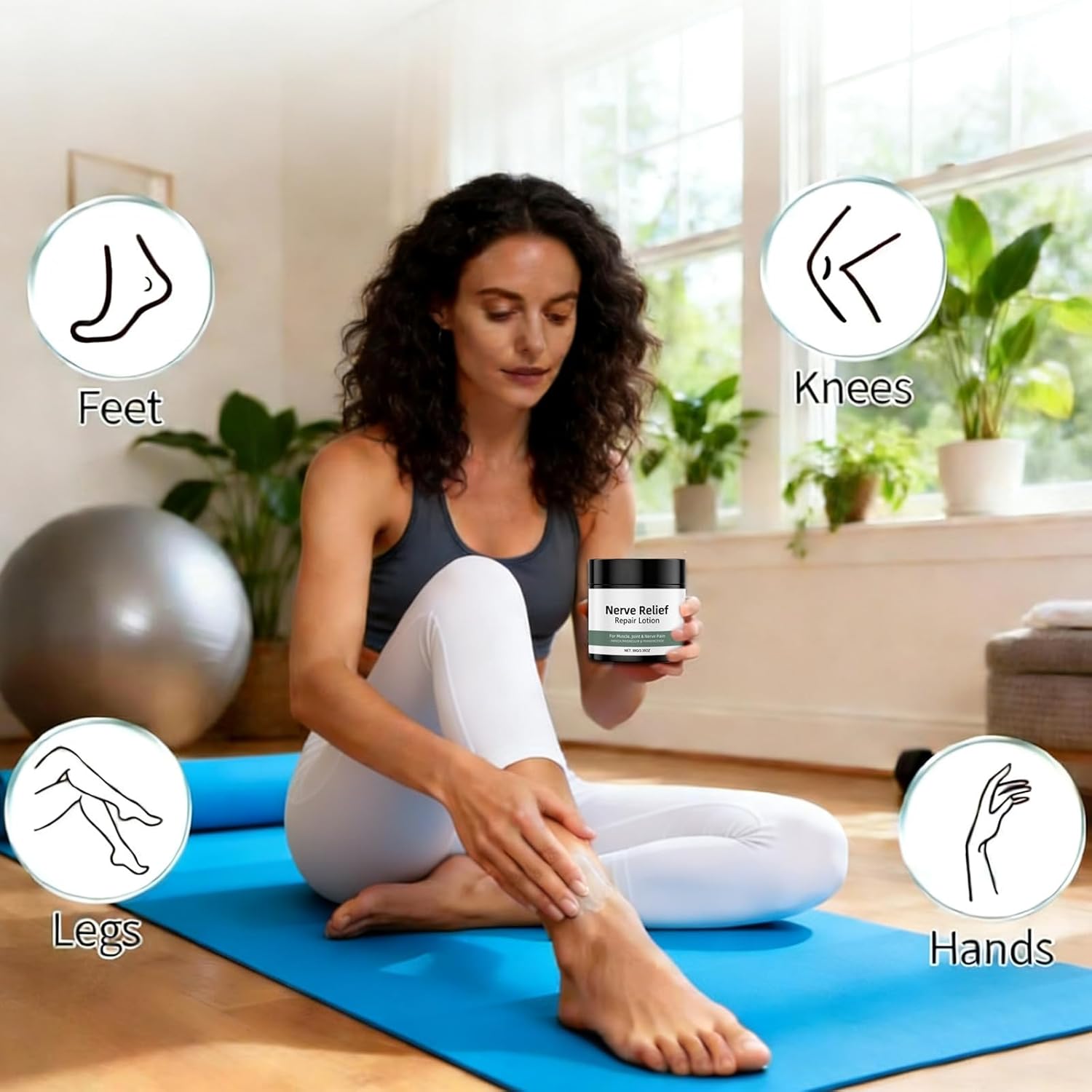 Neuropathy Lotion with Arnica, Nerve Cream, Natural Soothing for Joint, Daily Nourishment for Knee, Hands, Feet & Legs - Image 2