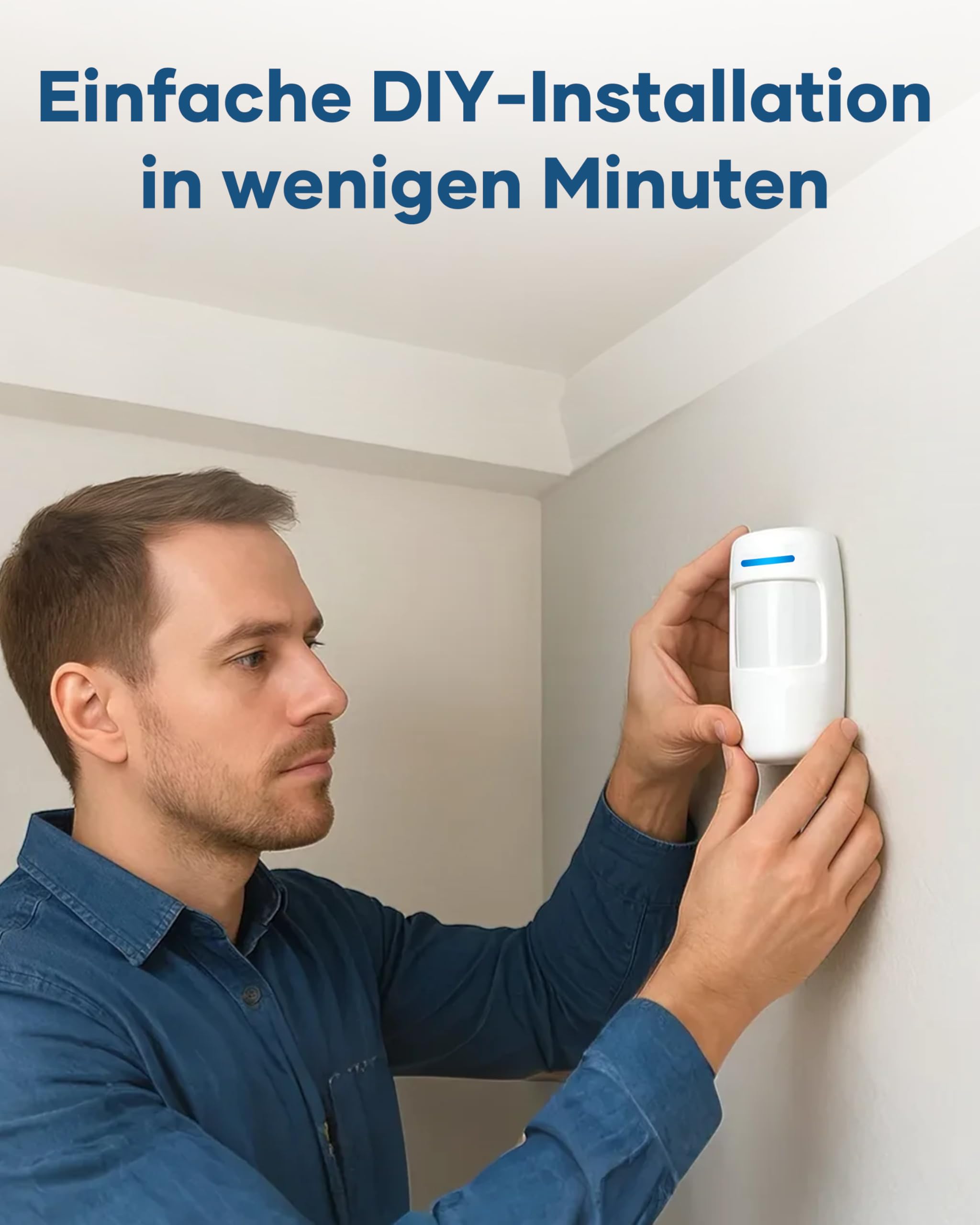 AGSHOME Alarmanlage Haus WLAN 2.4GHz, 15 Teiliges Smart Alarmanlage Set mit Sirene, Tür/Fenster Sensoren & Bewegungsmelder, Home-Sicherheitssystem Kompatibel mit Alexa & Google Assistant
