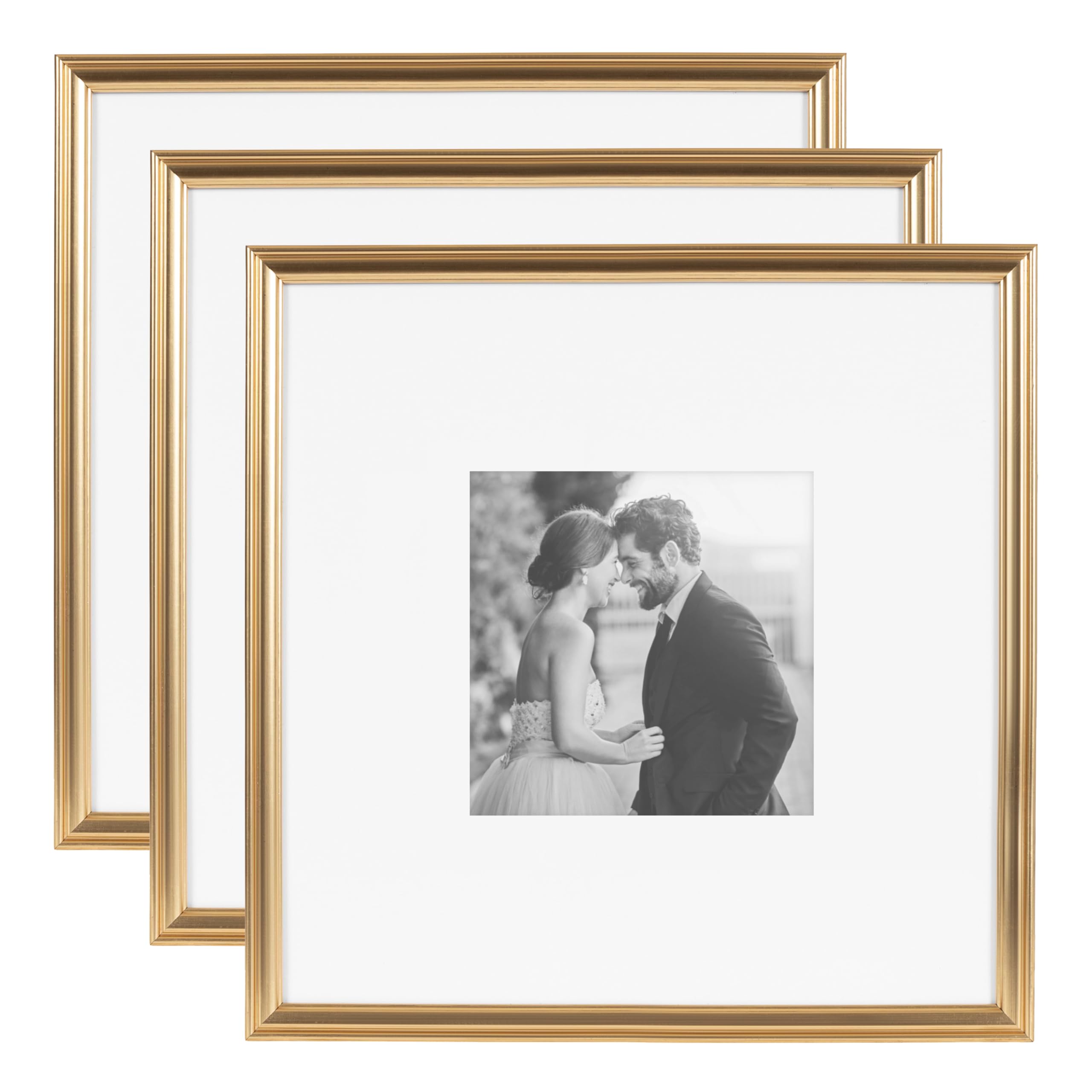 Amazon.com - Kate and Laurel Adlynn Square Picture Frame Set of 3