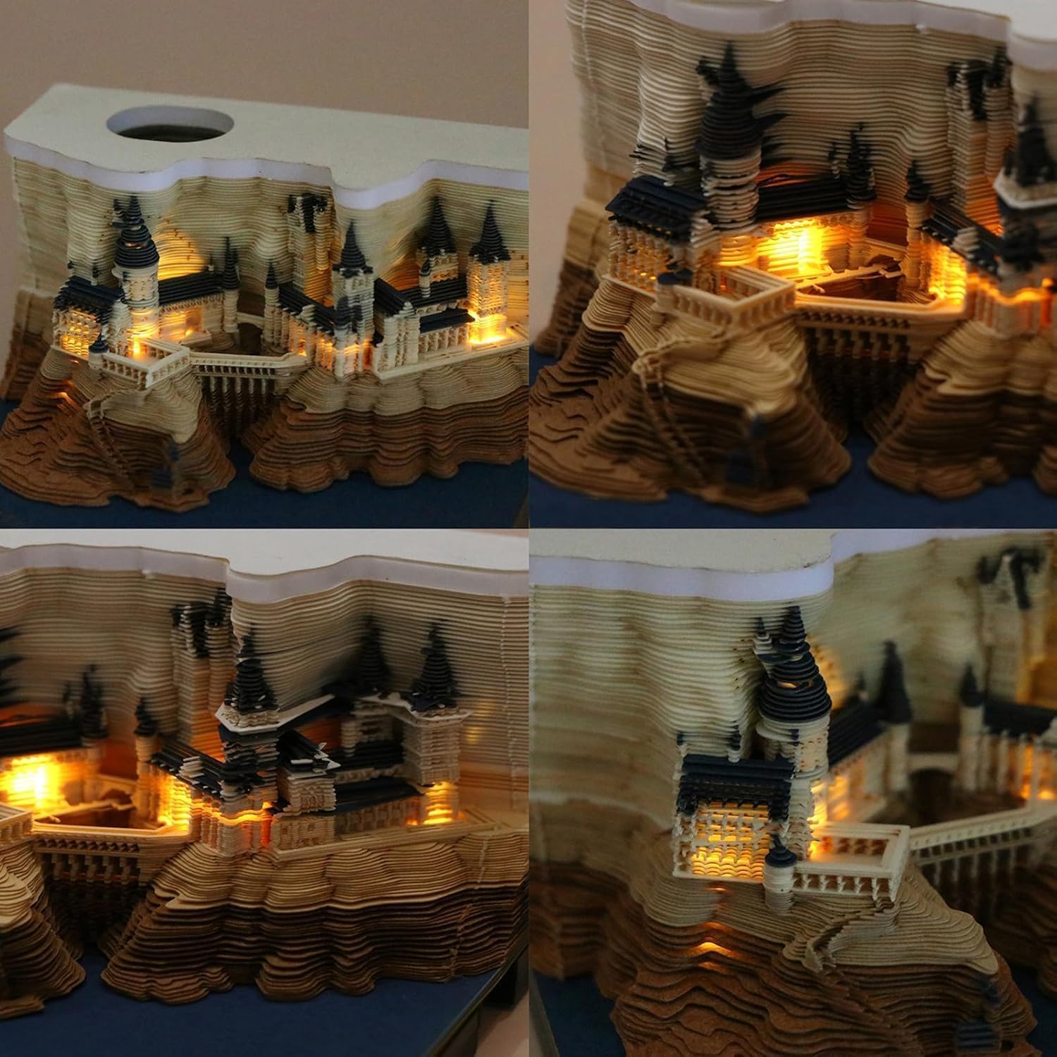 Scheurkalender | 3D-kalender 2025 met ledlicht