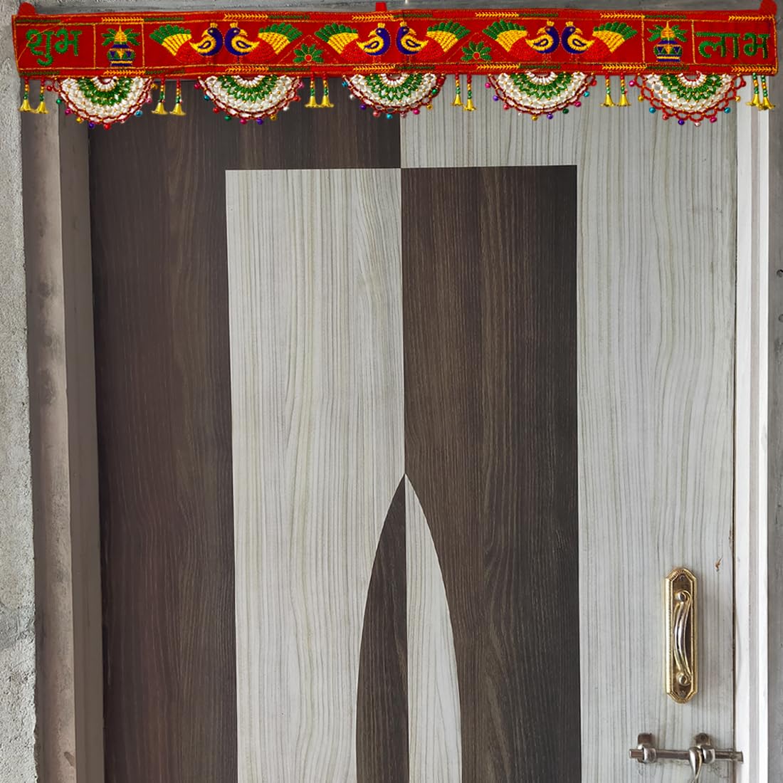 Ecommall Toran Bandarwal For Entrance Main Door Wall Hanging Home Decor Latest Traditional Handmade Diwali Decoration Kodi Toran For Pooja Room (3 Ft/36 Inch, Multicolor) (B0C966STHQ) Amazon Price History, Amazon Price Tracker
