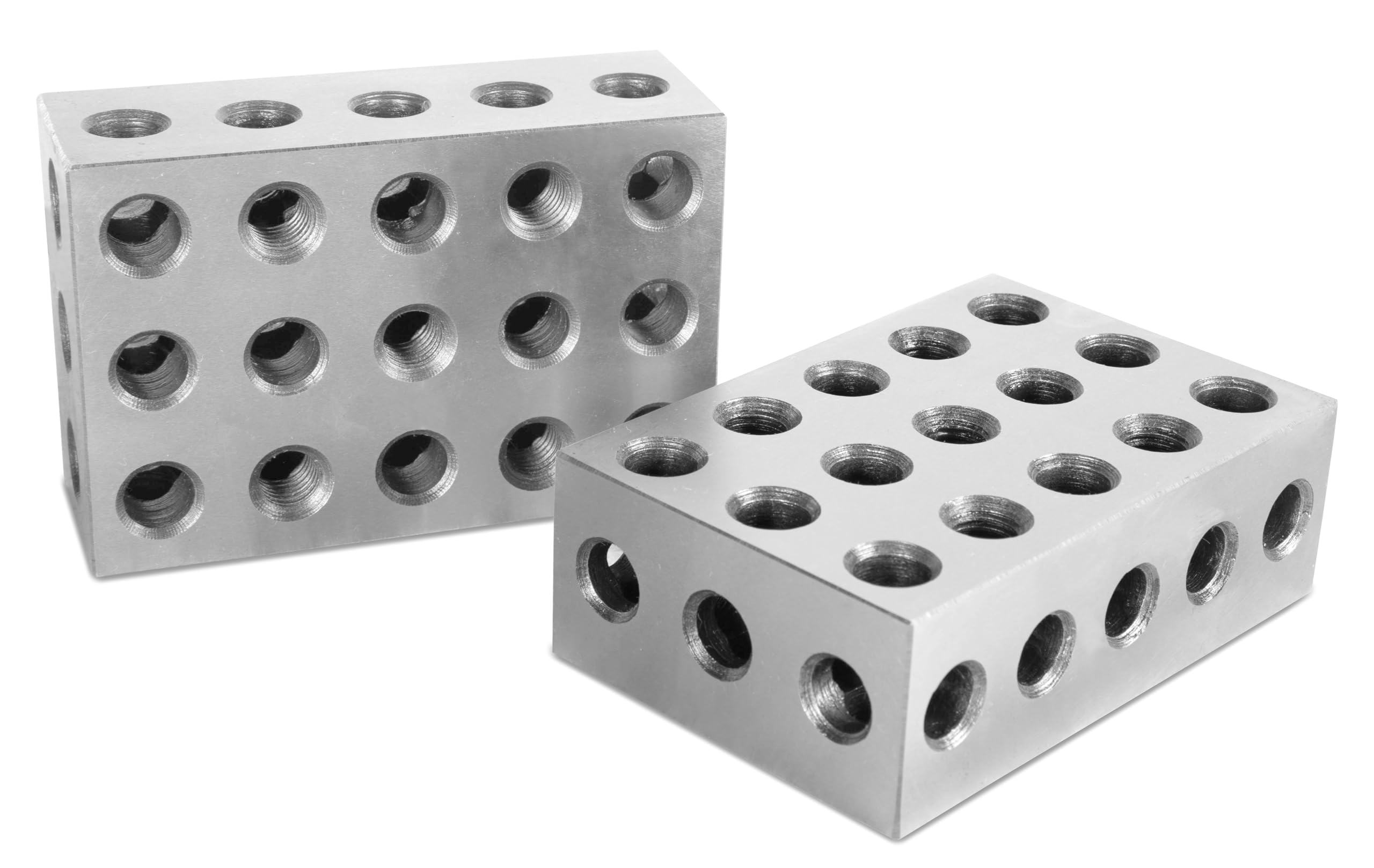 WEN 6 x 4 x 2-Inch Hardened-Steel Precision 2-4-6 Blocks, Alternative 123 Blocks, Two Pack (10446)-image-47