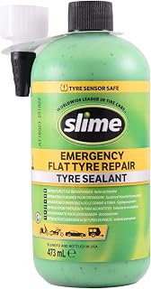 Slime 10125 afdichtmiddel voor lekke banden, navulling van de slimme reparatieset, geschikt voor auto's, niet giftig, milieuvriendelijk, fles van 473 ml (16 oz)