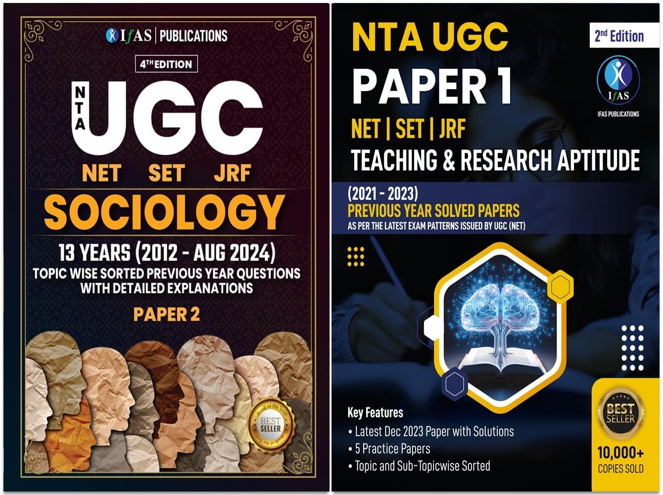Buy UGC NET Sociology Paper 2 Book 2024 & UGC NET Paper 1 Book [2 Books ...