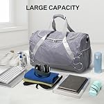 Gym Bag 36L Large Travel Duffel Bag for Men&Women Water-Resistant Sport Bags with Shoes Compartment Wet Pocket Heavy Duty Weekender Overnight Carry On Bag for Gym, Yoga, Swim, Travel