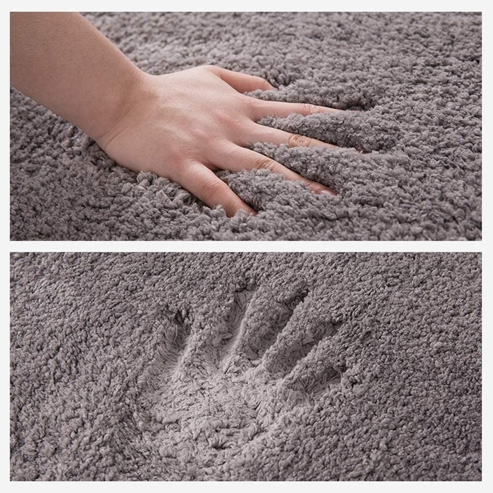 Bathroom Rugs Non Slip Extra Soft Fluffy Bath Mat Absorbent Bathmats Machine Washable, 16 x 24 inch : Home & Kitchen