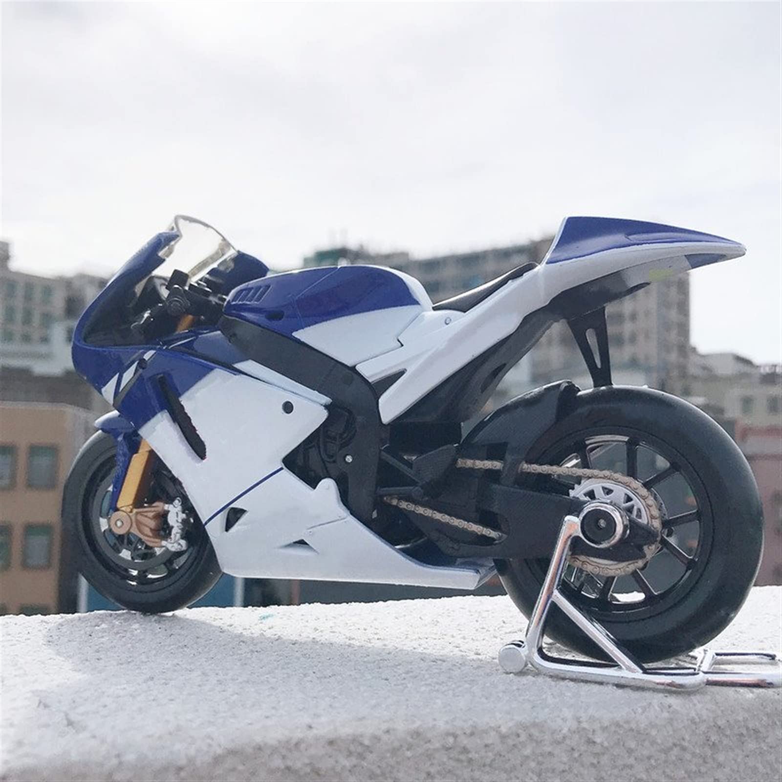 SEYXF Motorbike Toy 1:10 for Y-AMAHA 46 2009 Alloy Diecast Motorcycle Model Toy Gifts