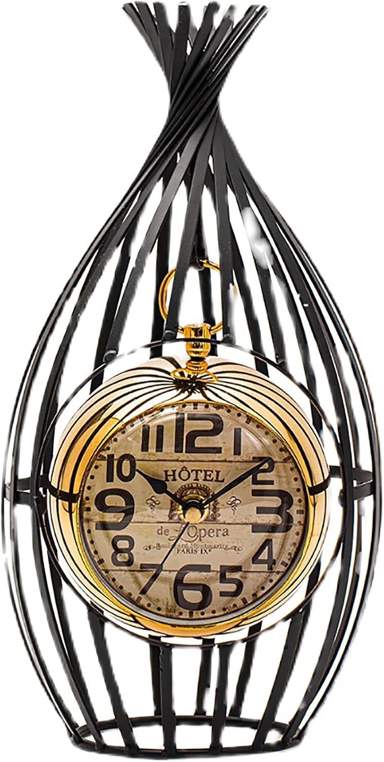 Nordic Creative Mantel Clock Bedroom Living Room Decoration Silent Table Desk Clock Ornaments
