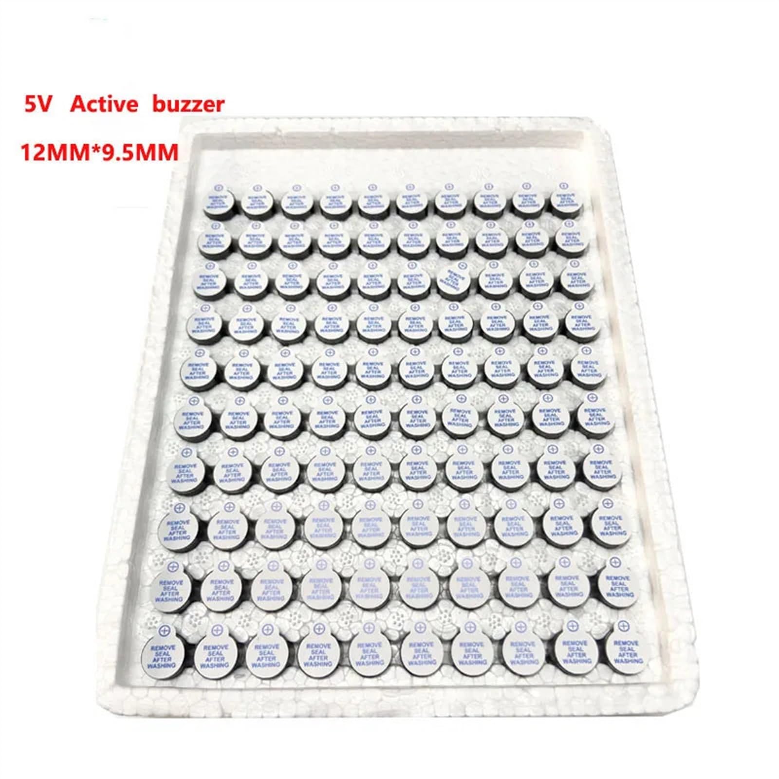 WUZDPRCJ 10pcs 5v Active Buzzer/Passive Buzzer Magnetic Long Continous Beep Tone Alarm Ringer 12mm MINI Active Piezo Buzzers(10pcs Active Buzzer)