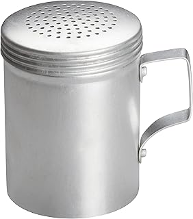 Winco ADRG-10 Dredge with Handle, 10-Ounce, Aluminum,Medium