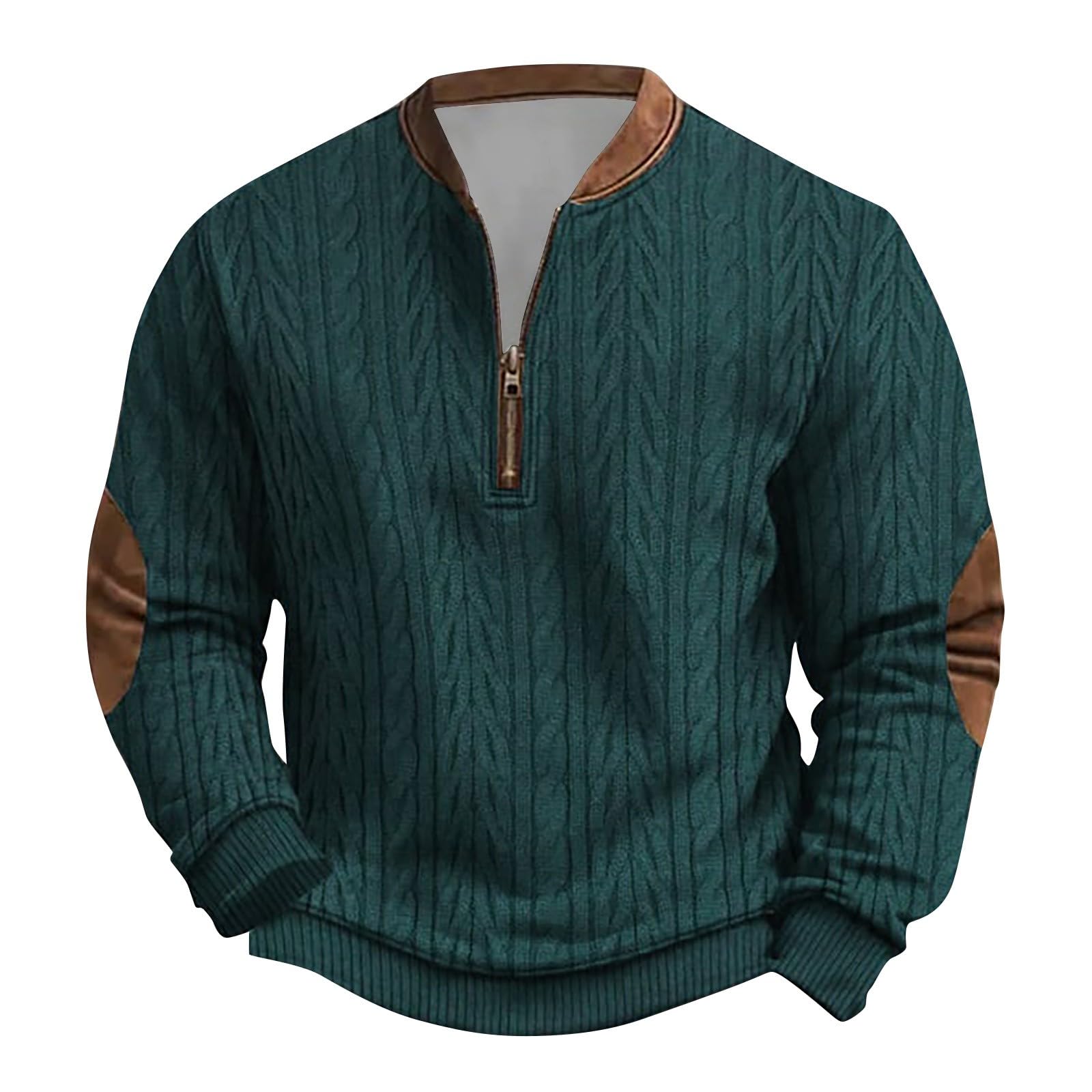 Herren Sweatshirt Langarm Winterpullover Herren Warm Weihnachtspullover Weihnachtspulli Lustig Crewneck Langarmshirt Arbeitswinterjacken Fleecejacke Hasenkostüm Erwachsene
