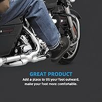 Vista 5 de Juego de 2 clavijas delanteras universales compatibles con motocicleta Touring Dyna Peg Mount