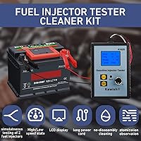 Vista 4 de probador y limpiador de inyector de combustible, probador de inyector de combustible K102S profesional, probadores de inyector de gasolina