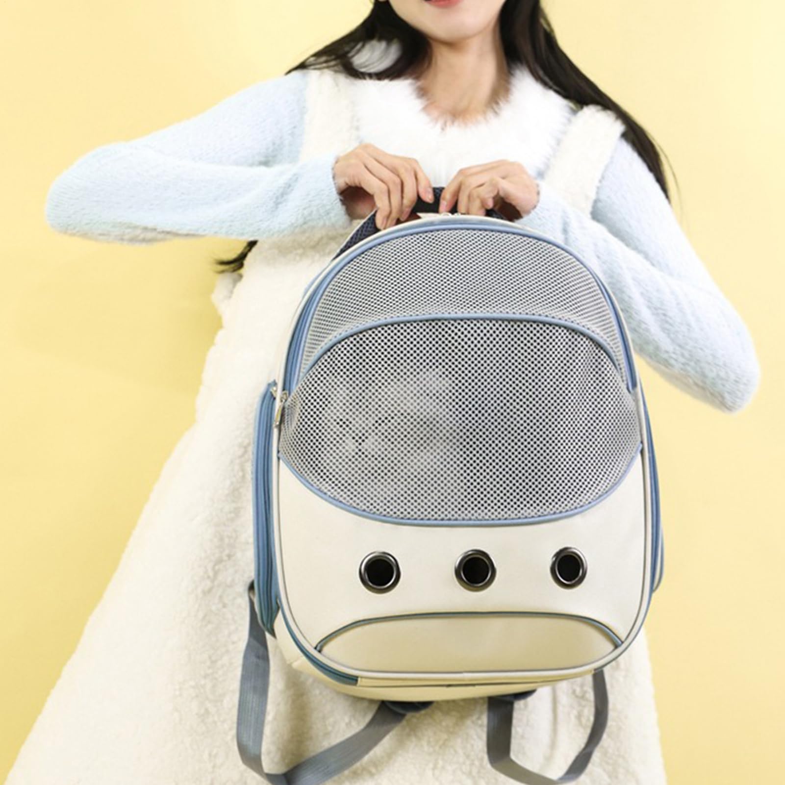 Transportín para Mascotas Bolsa Cómoda Y Transpirable