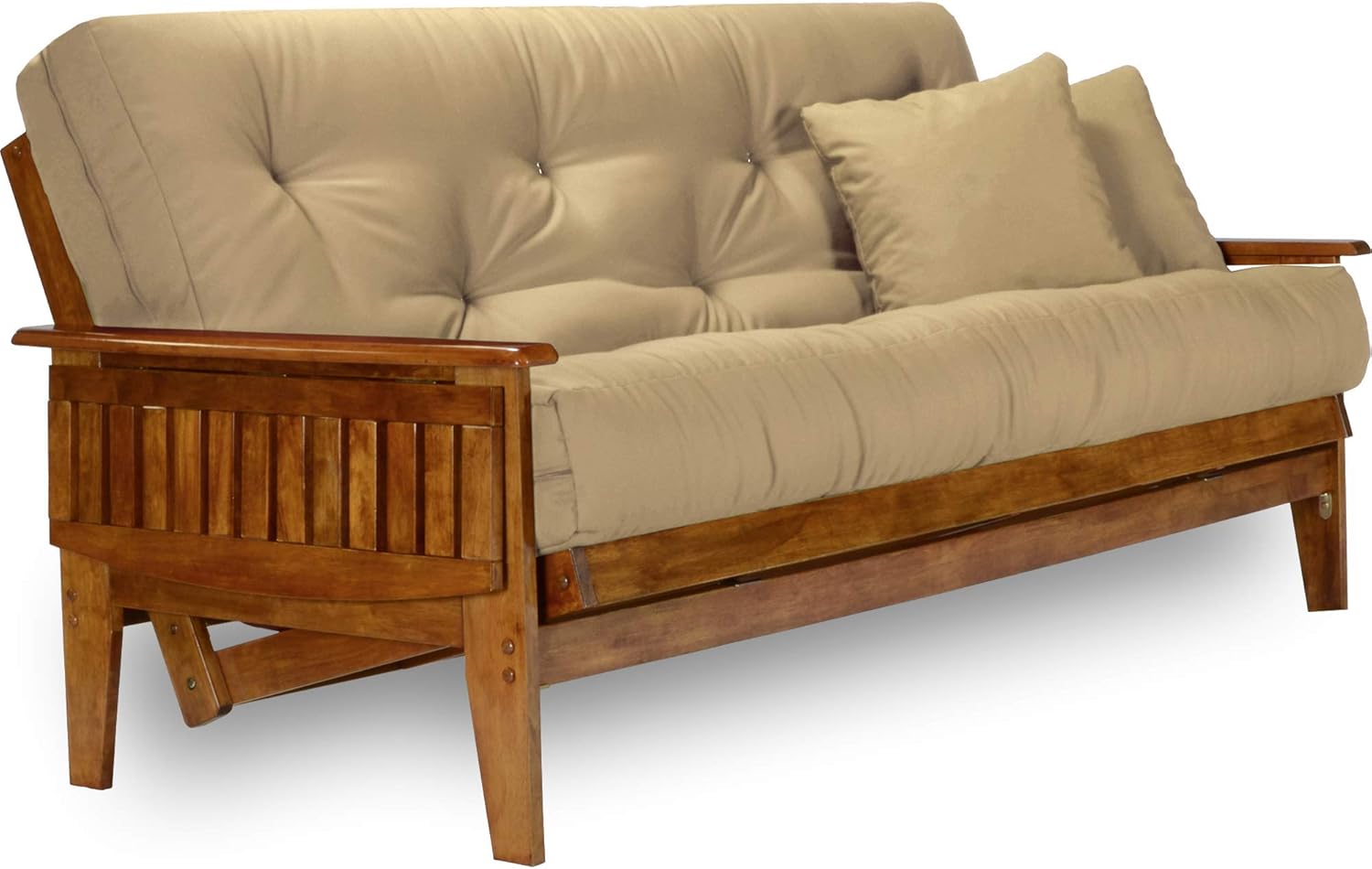 Nirvana Futons Eastridge Futon Set Queen Size, Frame, 8