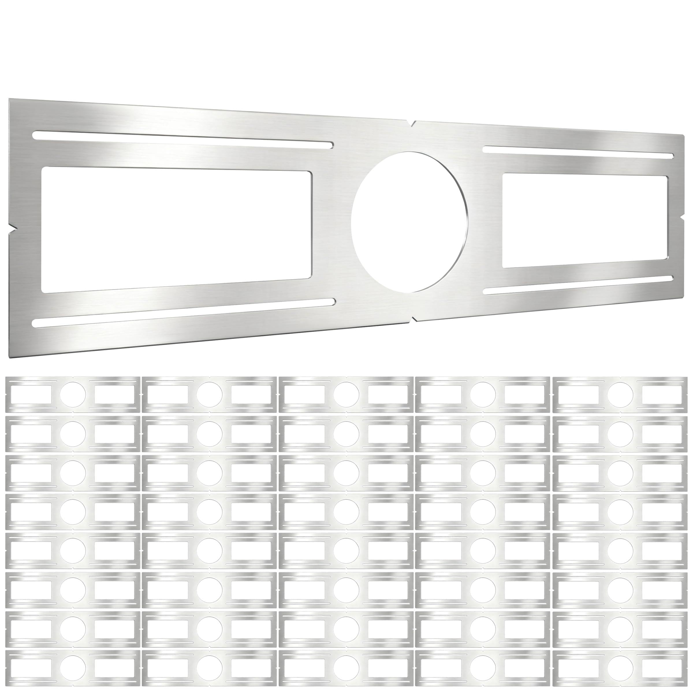 New Construction Mounting Plate, 4 Inch, LED Recessed Lighting Housing Kits for remodeling, Basement remodeling, Hanging Ceiling and LED Lighting,