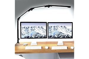 4-in-1 LED Clamp Lamp with Enhanced Flexibility and Eye Protection