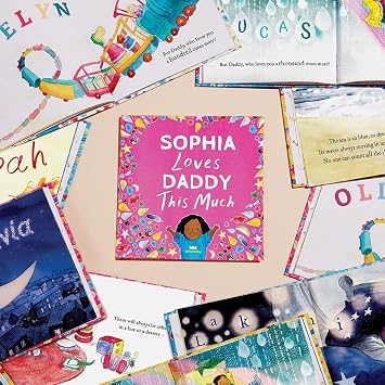 Baba için Kişiselleştirilmiş Kitap - Babayı Bu Kadar Seviyorsun - Babalar için Hediye - Wonderbly (Yumuşak Kapaklı)