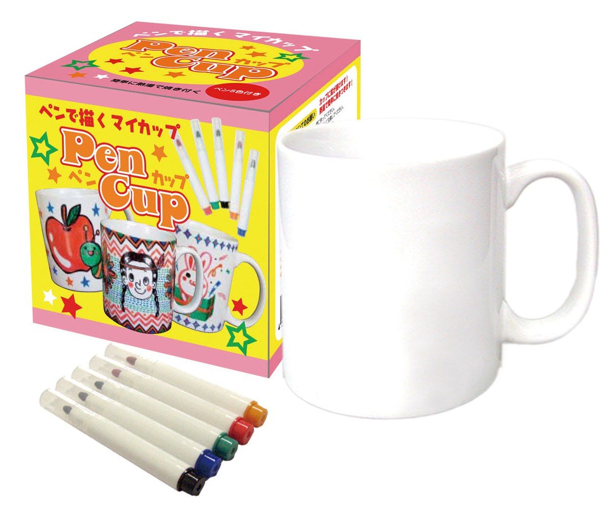 Amazon | ペンで描くマイカップ | 布描き用ペン・絵具 通販