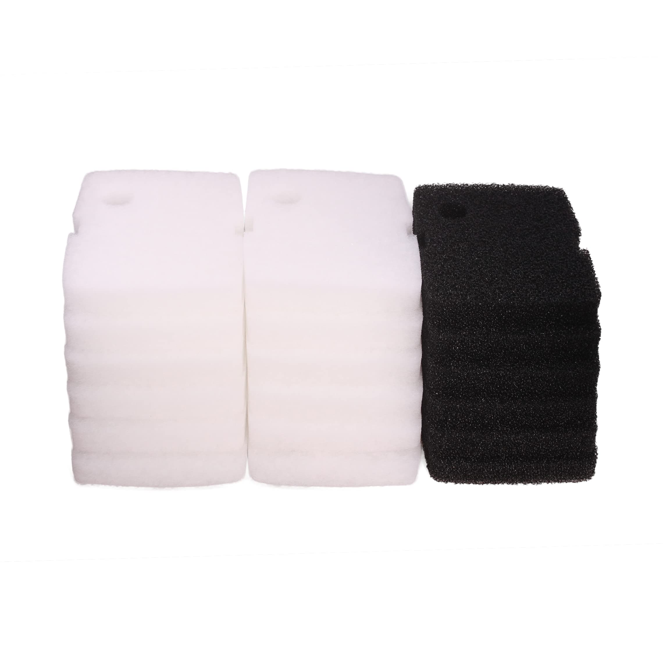 Lot de filtres en mousse bio-Floss compatible avec les filtres Cascade 1200/1500 GPH (12 tampons de fil, 6 éponges bio)
