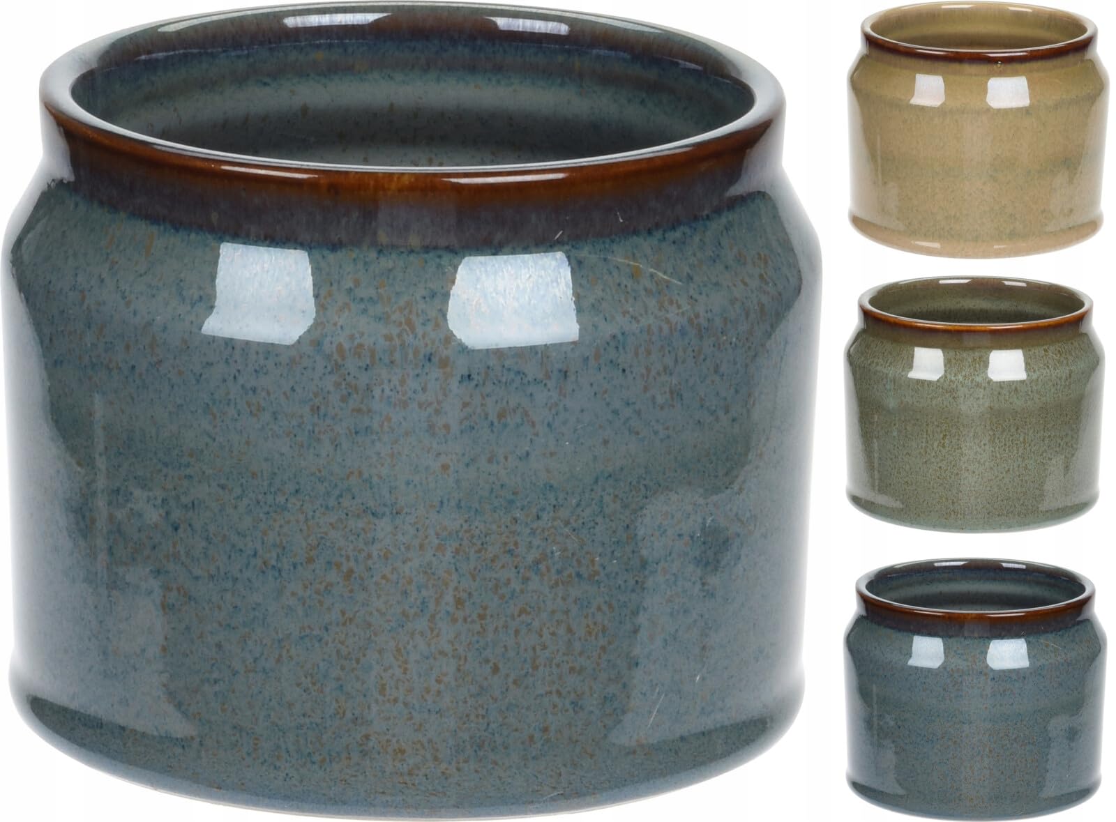 OSŁONKA PORCELANOWA DONICZKA OZDOBNA 12 CM