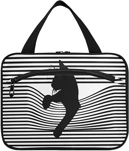 Miniatura 2 de senya Neceser de viaje con gancho para colgar, bolsa de cosméticos de maquillaje de mariposas coloridas, organizador de viaje, resistente al agua