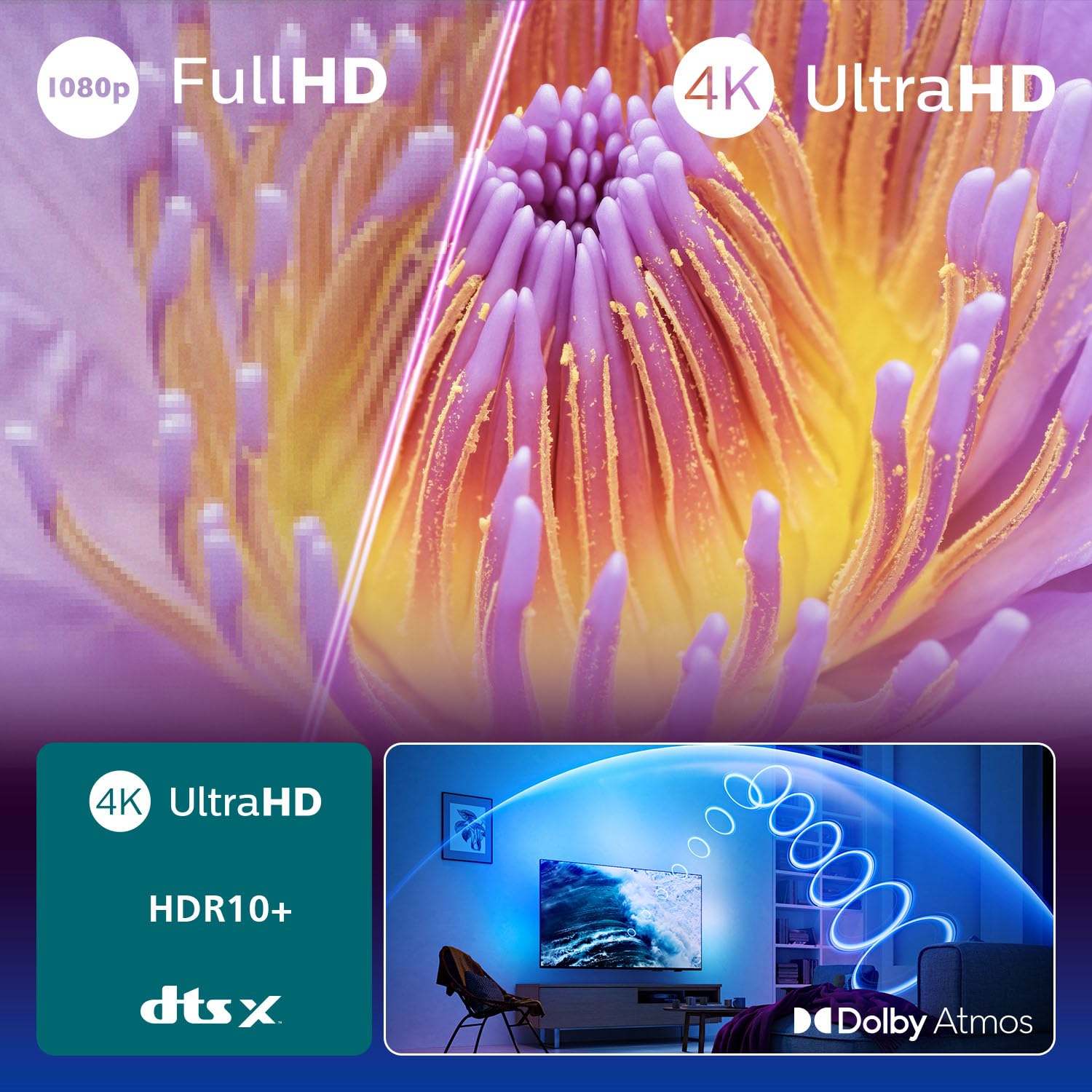 Smart TV Philips 43PUS8010/12 43" 4K Ultra HD LED HDR