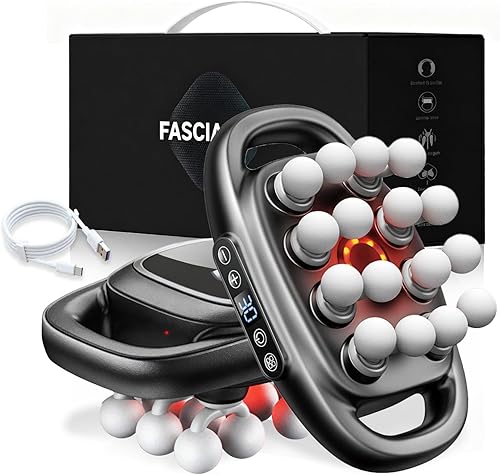 Juego de 16 pistolas de masaje de cabeza, 16 pistolas de masaje de cabeza de tejido profundo con 3 modos y 30 intensidades, libera tensión muscular