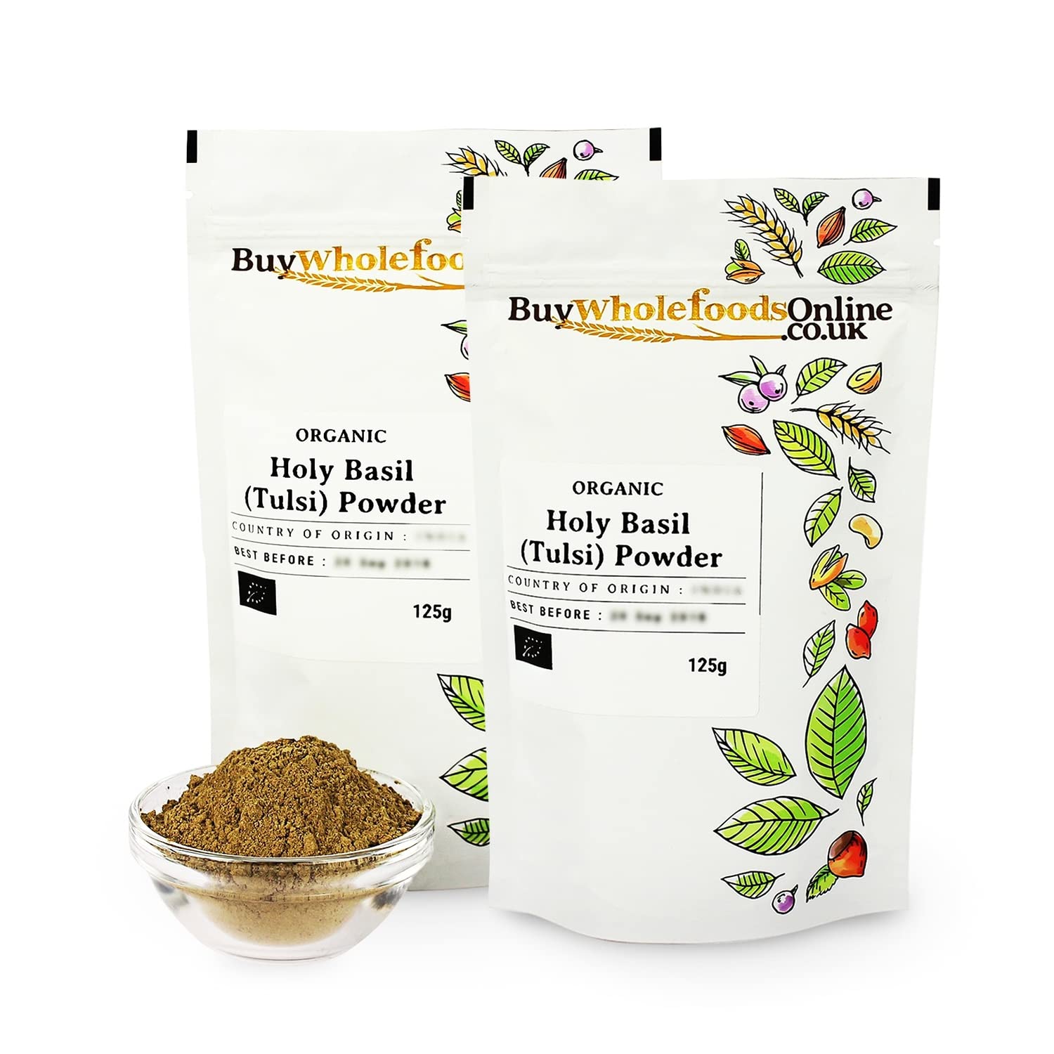 Organic Holy Basil (Tulsi) Powder 250g (BWFO)