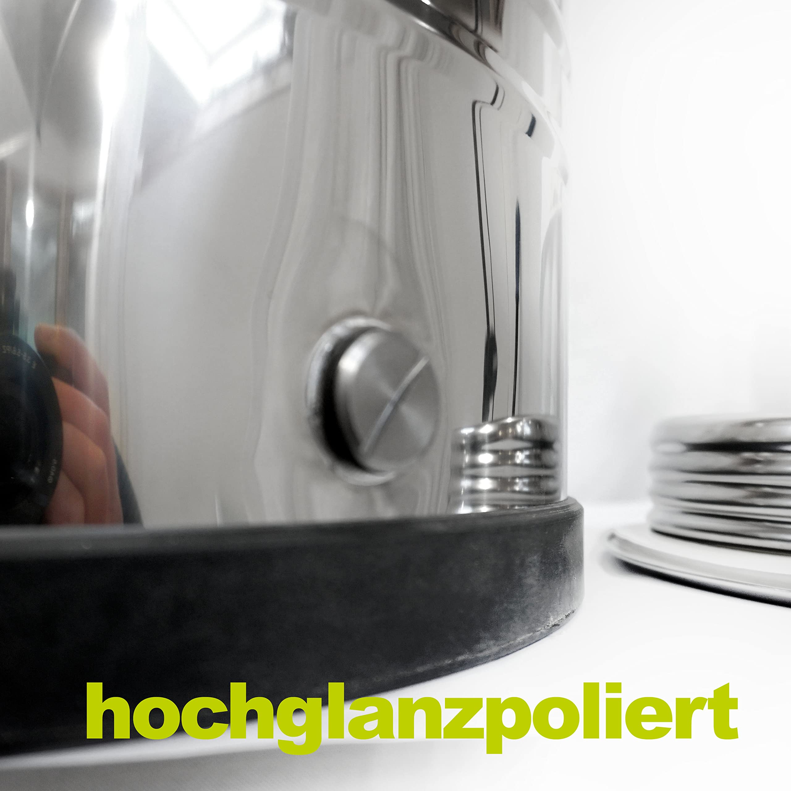 Fischer Kellereitechnik Edelstahl-Kanne: Transport-Kanne für flüssige Lebensmittel, Getränkefass aus Edelstahl - lebensmittelecht (15 Liter/ohne Auslaufhahn)