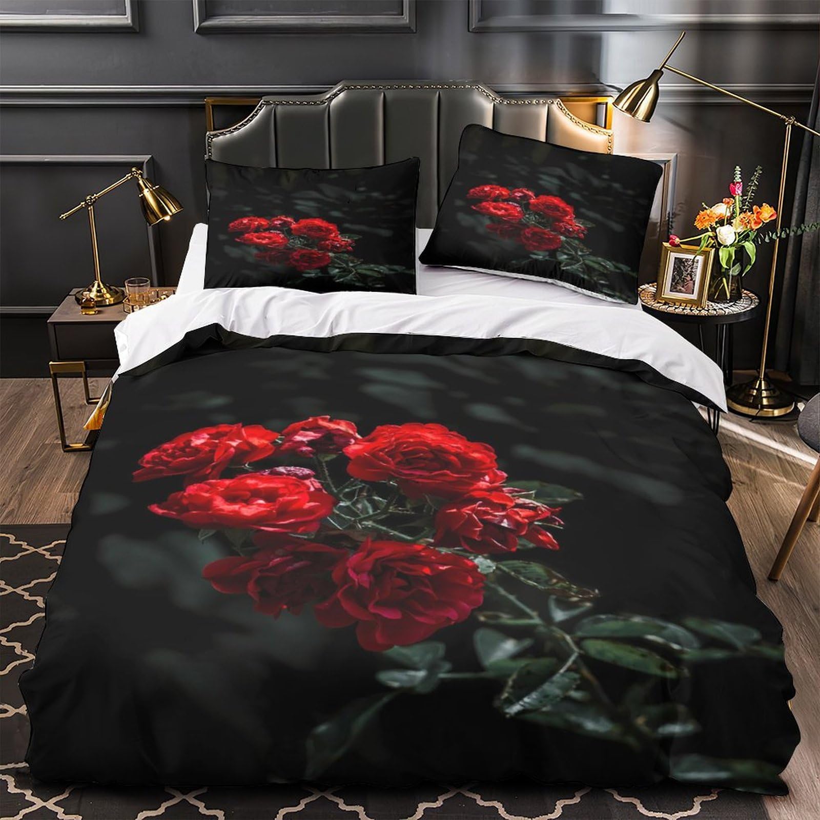 Housse de couette 200x200 anti-acarien avec fermeture éclair pour lit double