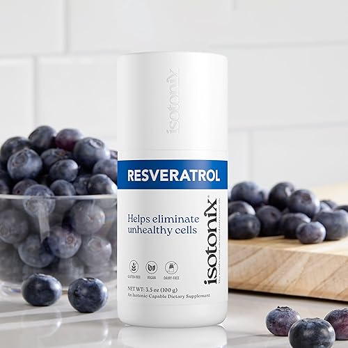 Miniatura 2 de Isotonix Resveratrol - Antioxidante Trans-Resveratrol para apoyo celular y cardiovascular, mezcla de bebida isotónica, vegano, sin gluten, 30