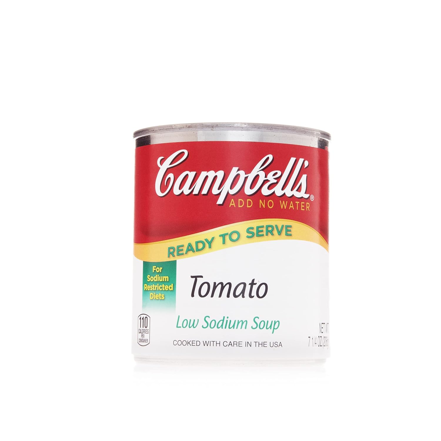 Campbell’s Classic Low Sodium Ready to Serve Tomato Soup, 7.25 Ounce Cans, 24-Pack