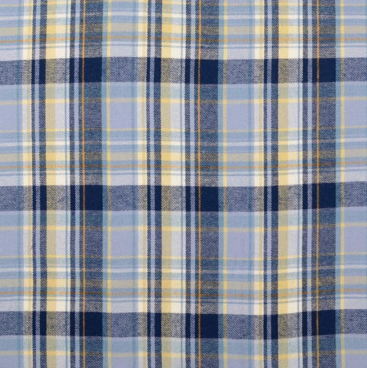 LEINEN LODGE STILVOLLE STOFFE ALLER ART Flanell Baumwolle Karo - Stoff Meterware kariert - Flanellstoff Schottenkaro - Pyjama nähen, weicher...