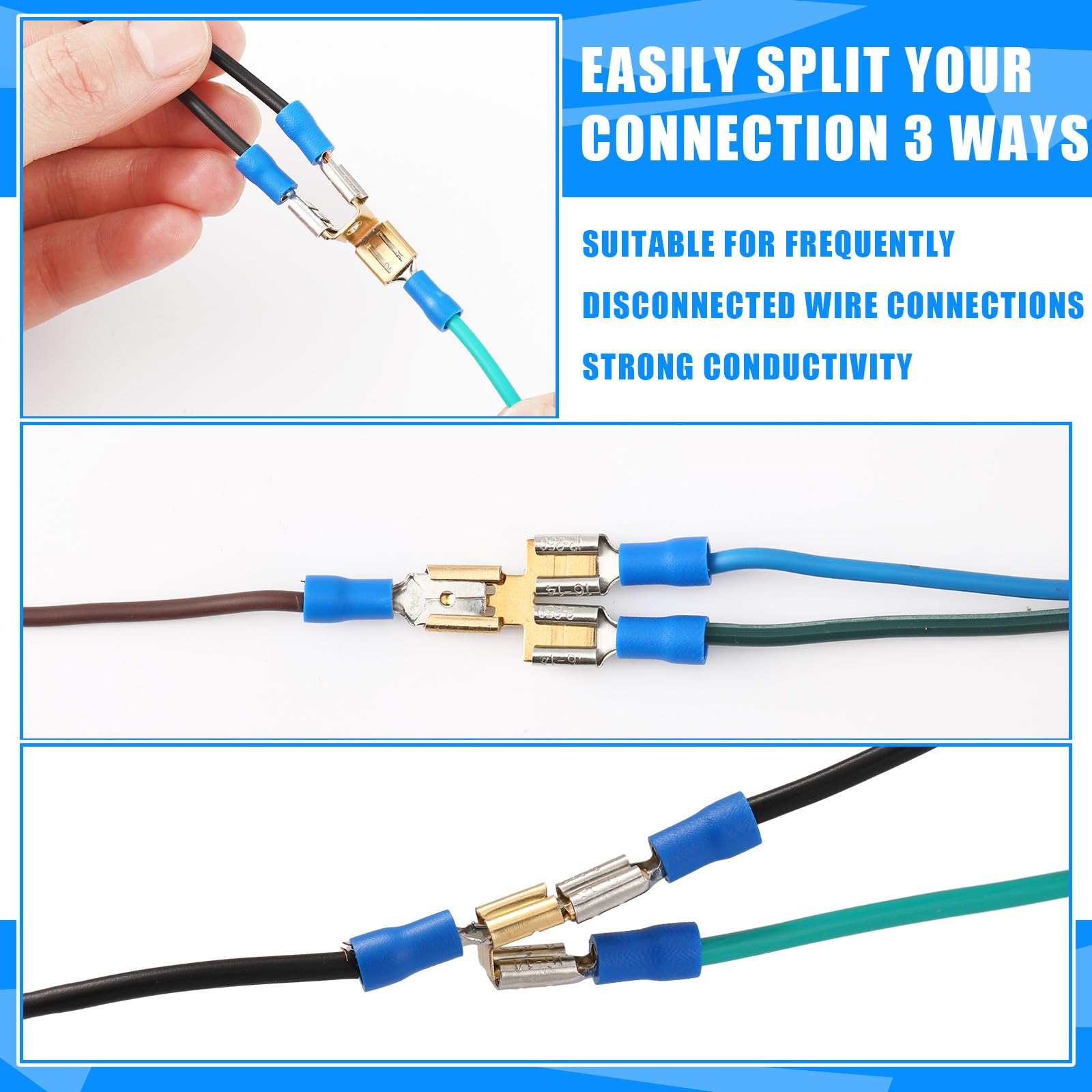 Snapklik.com : MorningRo 36 Pcs Electrical Quick Splice Wire Terminals ...