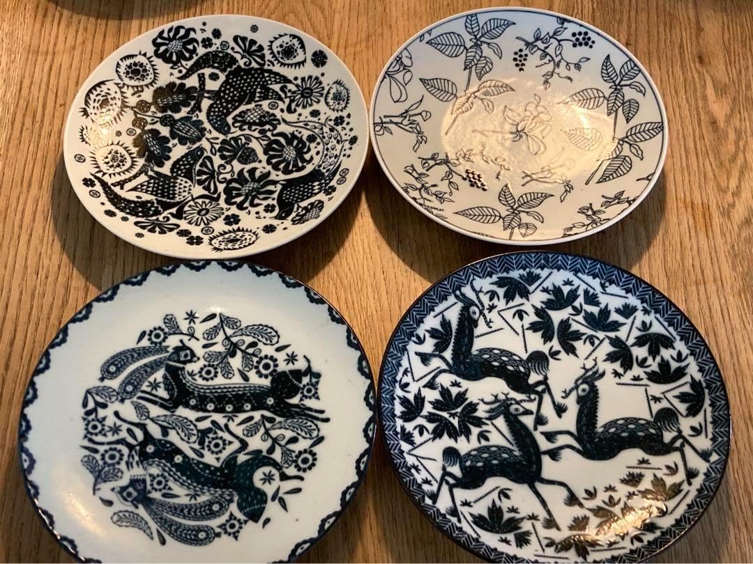 scope スコープ 六寸皿 印判 鳥獣五画 artek 白岳窯 東屋 楽天市場】スコープ / 六寸皿 印判鳥獣五画 単品 [scope